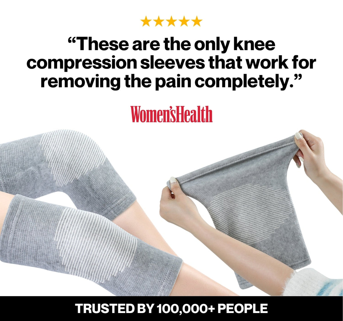 Thermabuild | Bamboo Knee Sleeve – Breathable Support (Single)