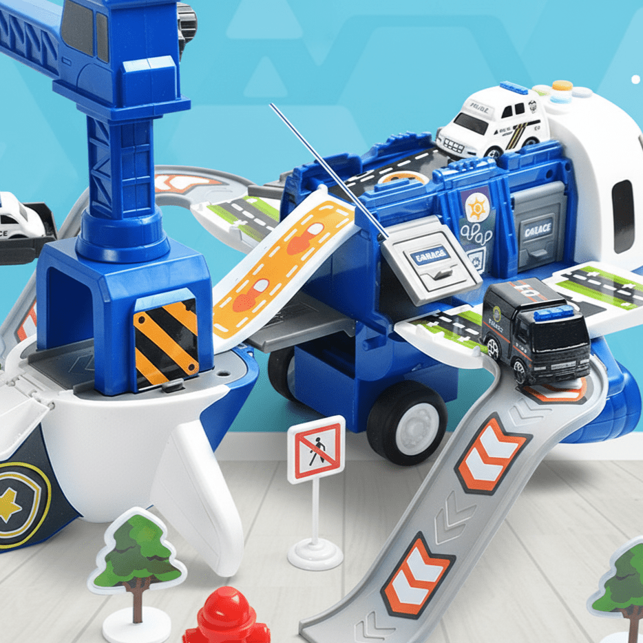 Thermabuild | ADVENTURE AIRPLANE & VEHICLE SET – Airplane Toy Set for Imaginative Kids