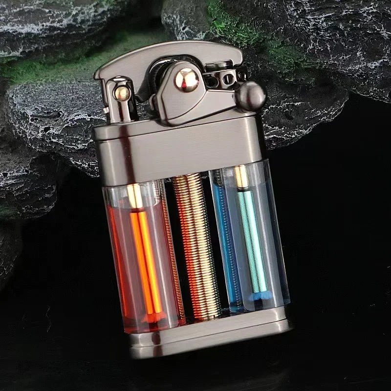 Thermabuild | Multi-Fuel Kerosene Lighter Transparent Design for Outdoor Adventures