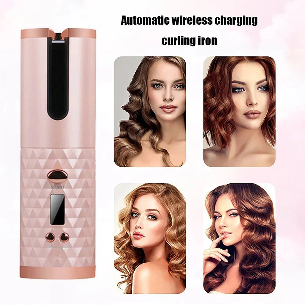 Thermabuild | Wireless Automatic Curling Iron for Effortless Curls Anywhere