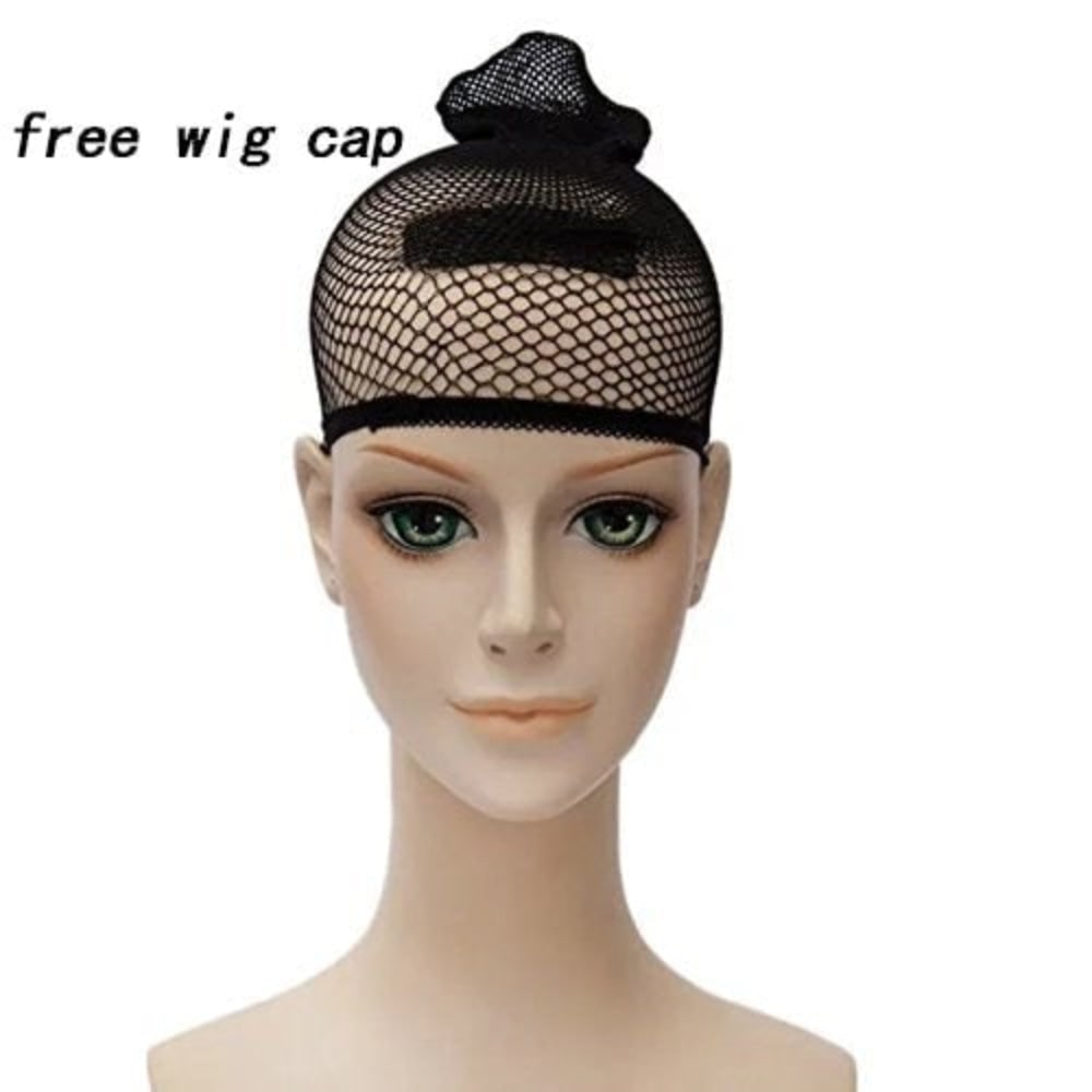 Thermabuild | Halloween Anime Cosplay Costume Wig with Long Wavy Styling for Dress Up and Party Events