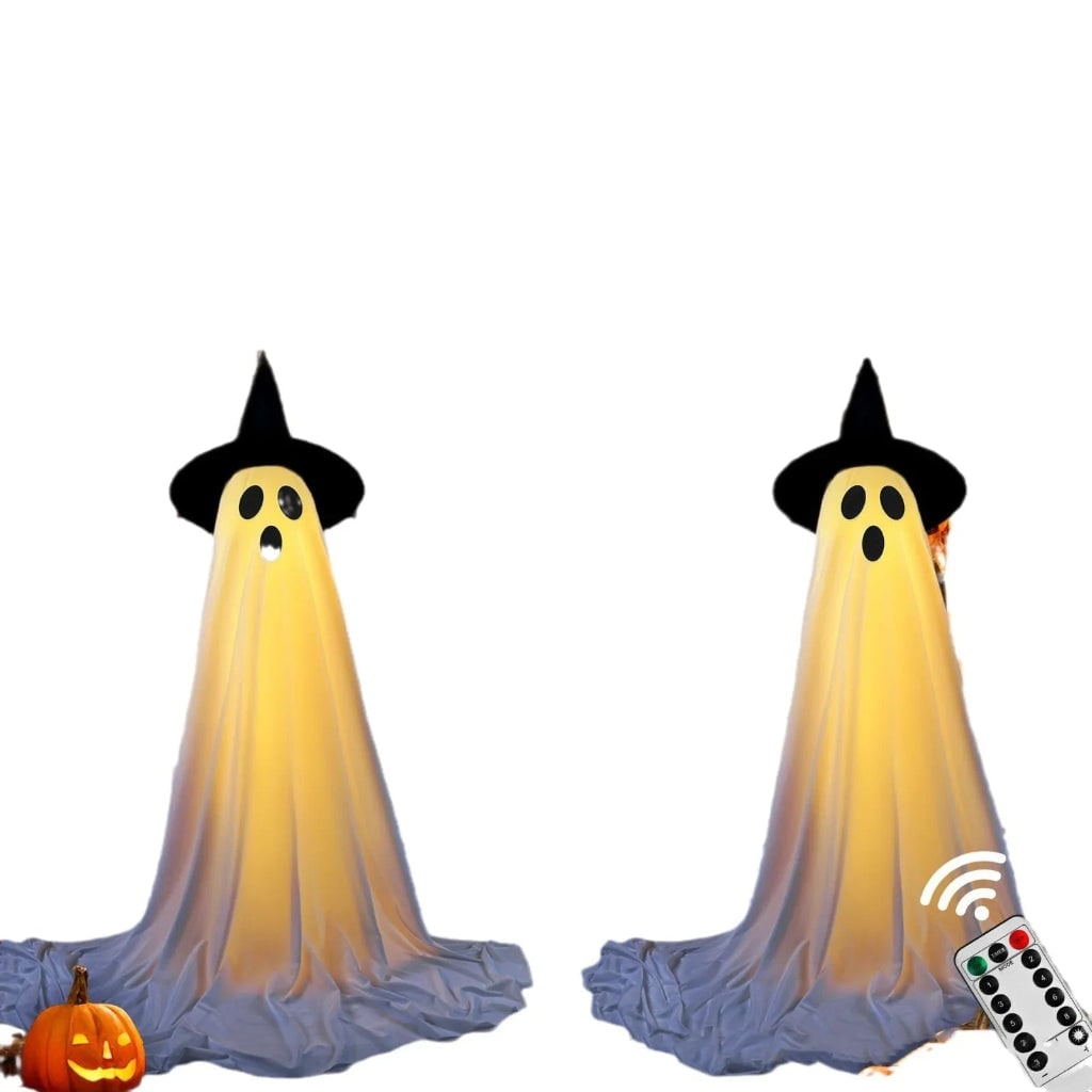 Thermabuild | Halloween Ghost Decoration Inflatable with LED Lights for Outdoor Party Decor