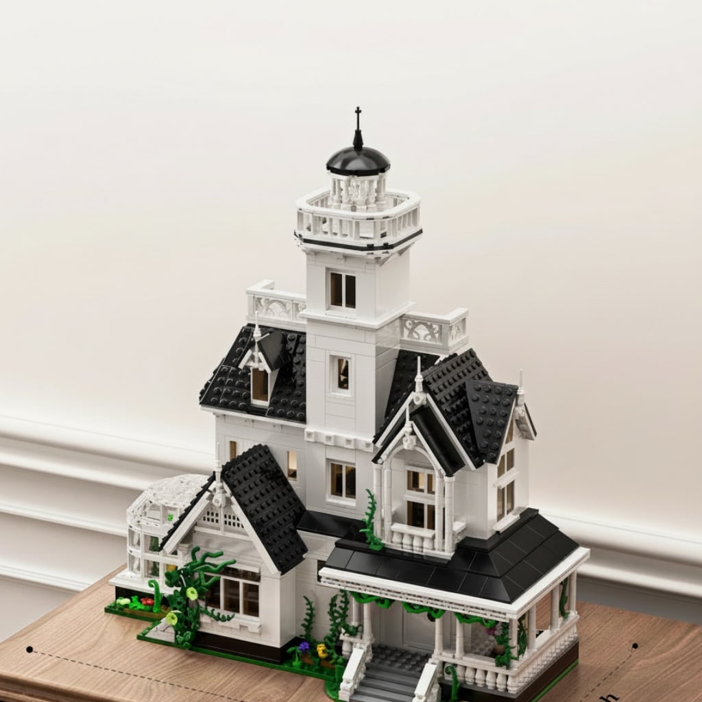 Thermabuild | Halloween Haunted House Building Block Set with LED Lights