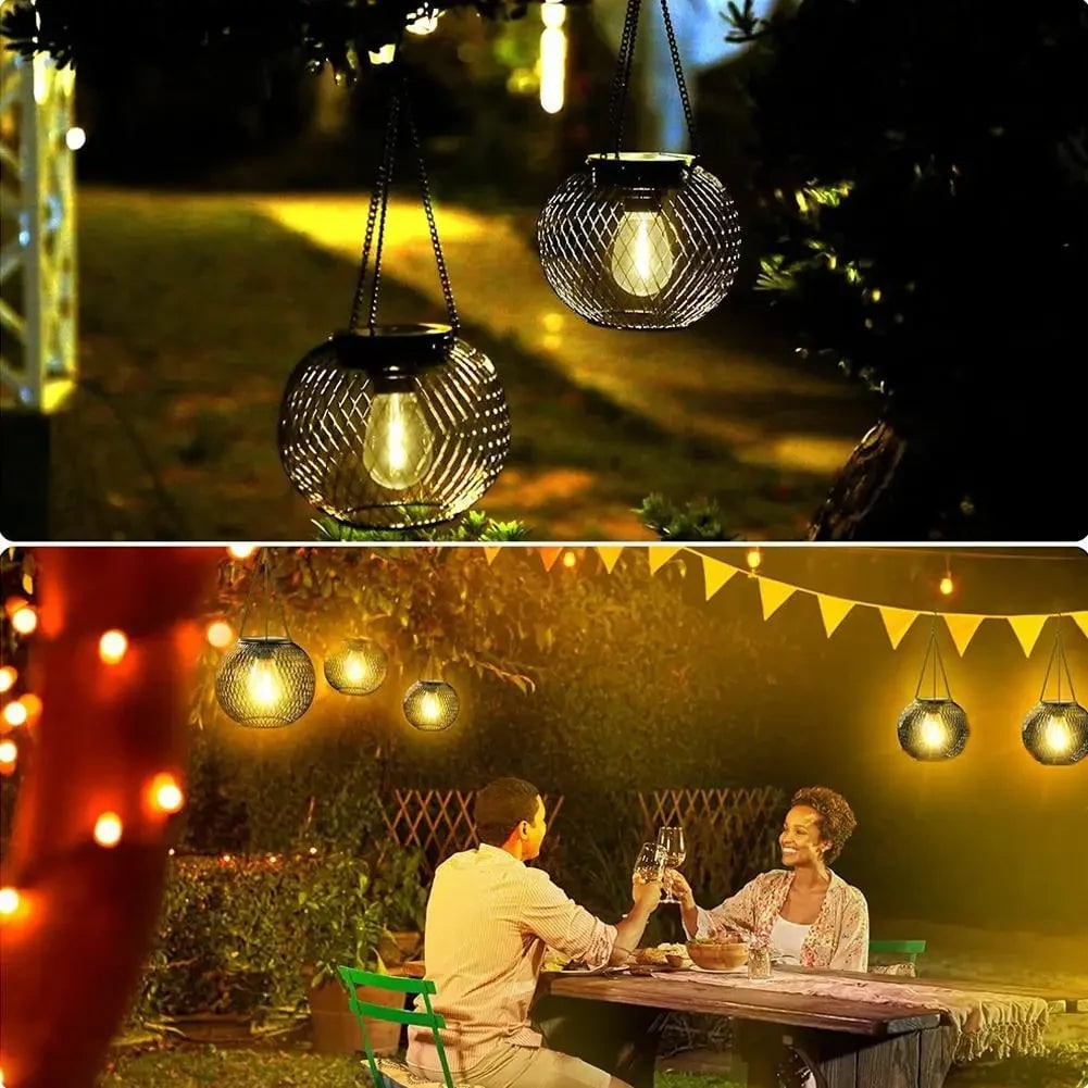 Thermabuild | Halloween Solar Hanging Lantern with Outdoor Decorative LED Light for Patio