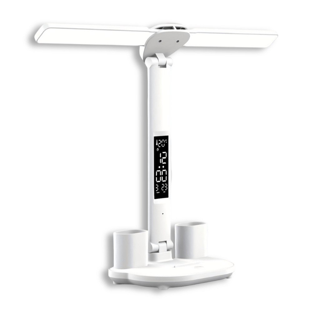 Thermabuild | Versatile Dual-Head LED Desk Lamp with Touch Sensor and USB Power