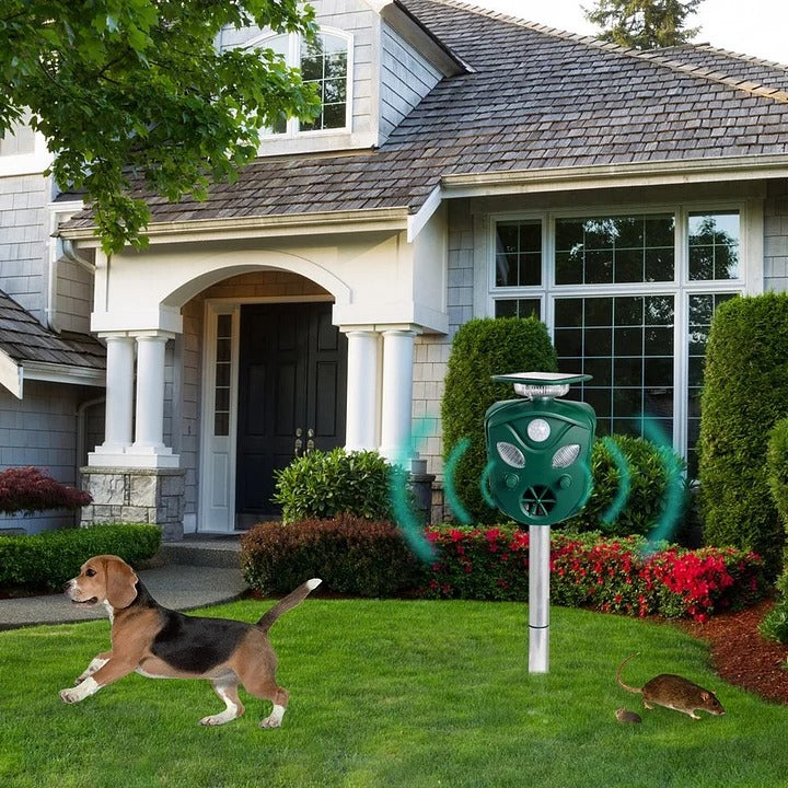 Thermabuild | 360° Solar Ultrasonic Animal Repeller