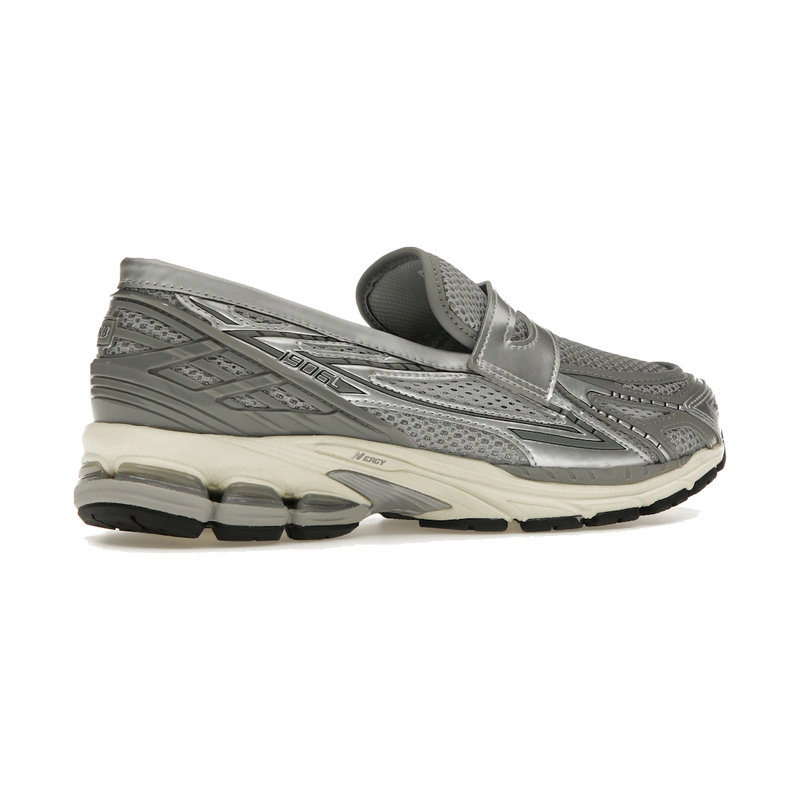 1906L Metallic Silver Loafer Sneaker – Metallic Silver & Shadow Grey (Unisex)