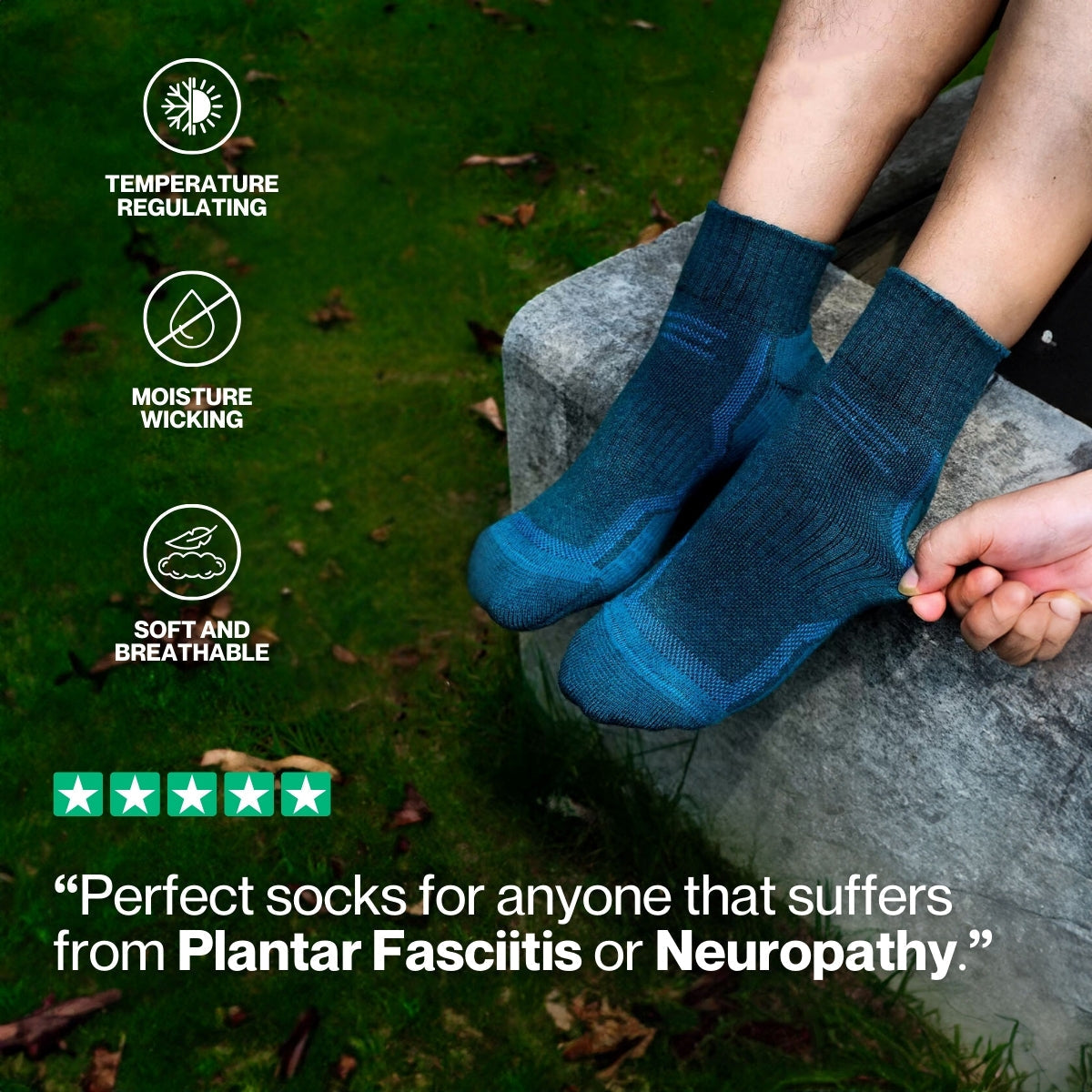 Thermabuild | Moisture-Wicking Ankle Socks – Breathable Comfort