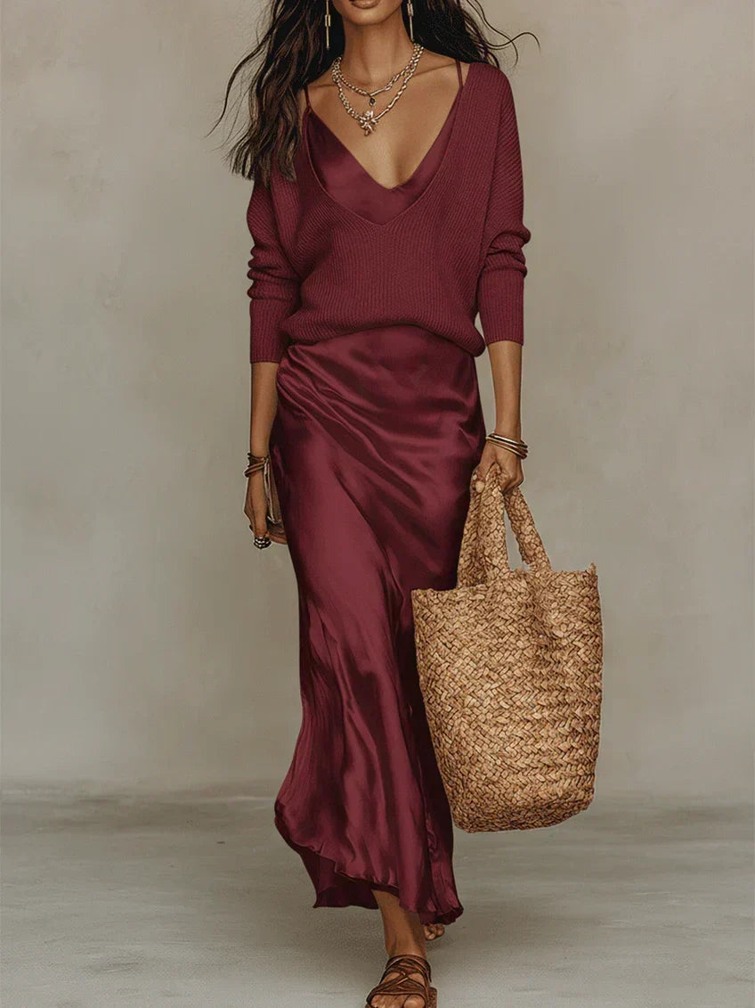 Thermabuild | Slip Dress & Knit Set