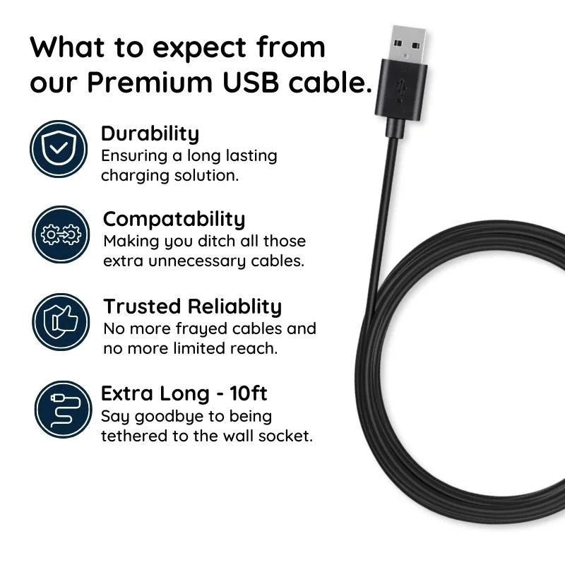 Thermabuild | 10ft Premium Micro USB Cable