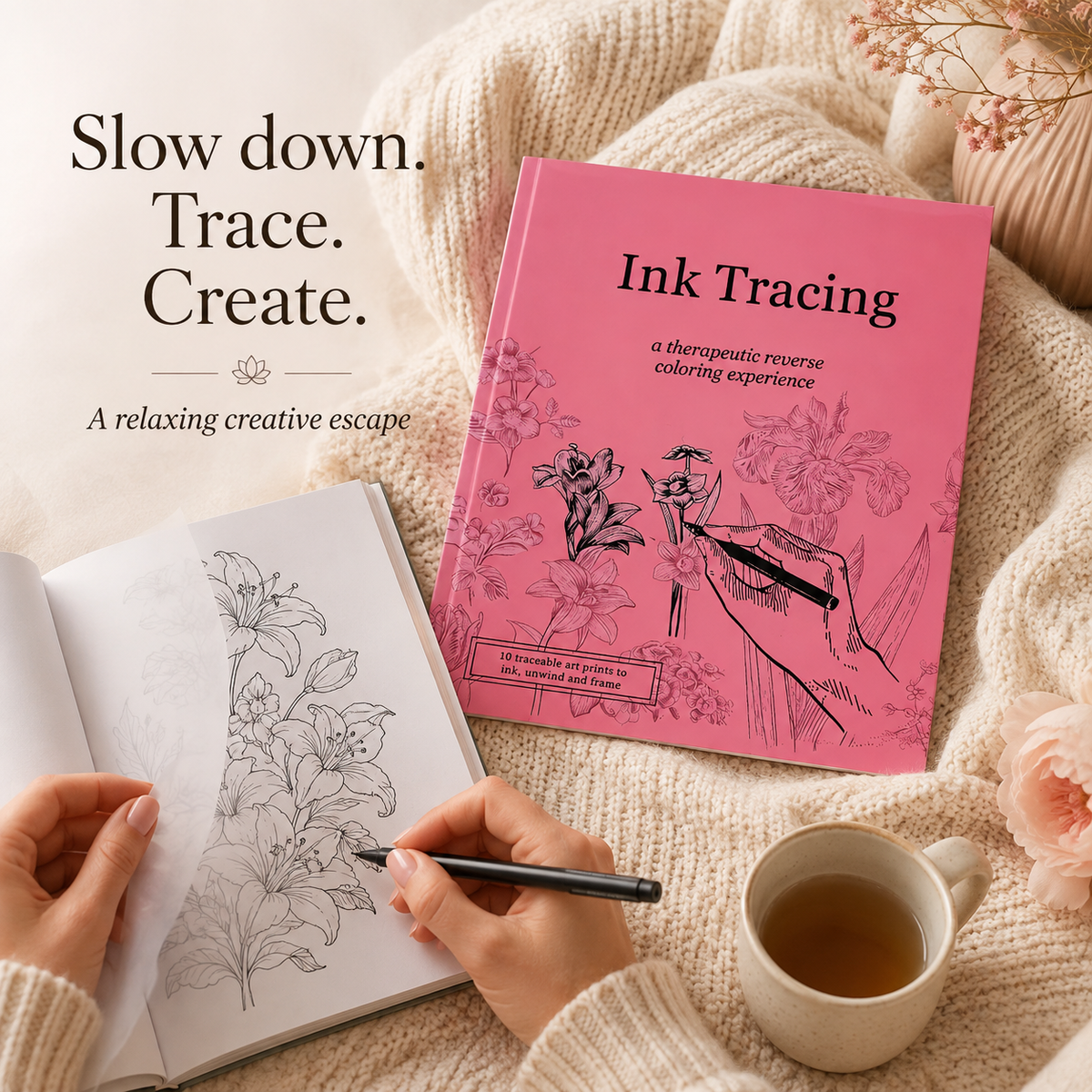 Thermabuild | Ink Tracing Reverse Colouring Book