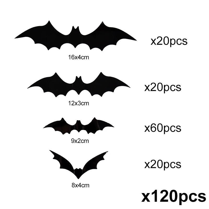 Thermabuild | 3D PVC Halloween Bats Wall Stickers