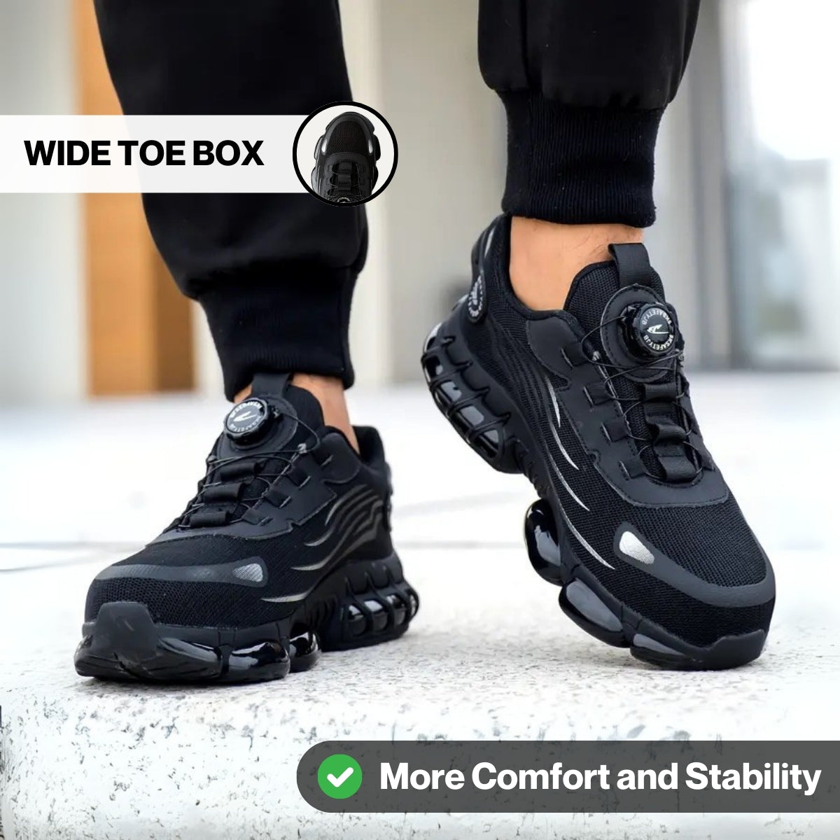 Thermabuild | Axon Protective Steel Toe Sneakers – Work Safety Shoes