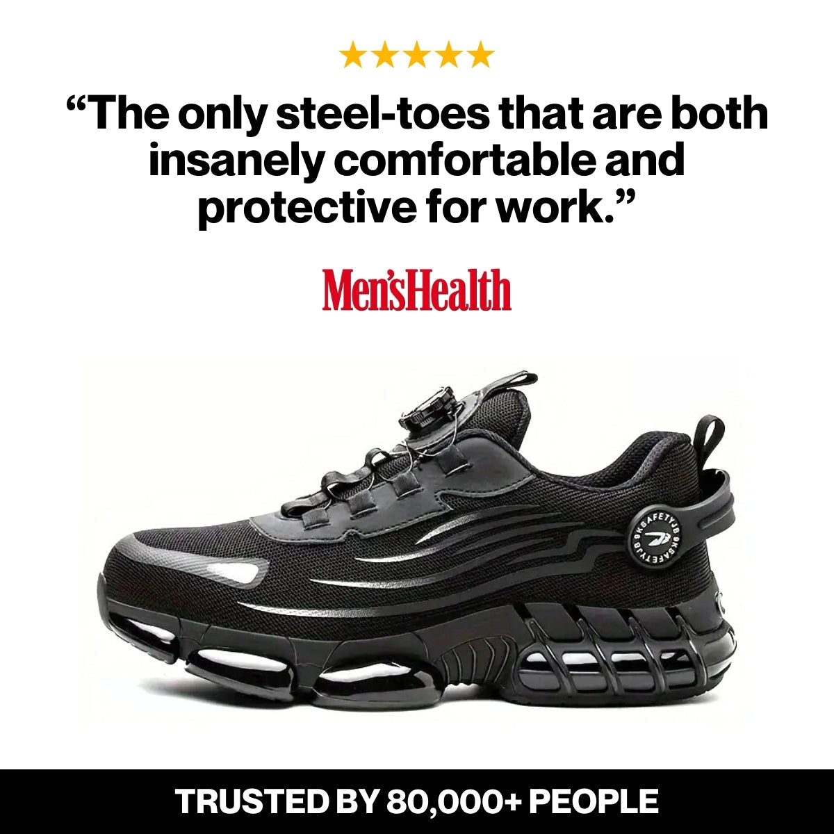 Thermabuild | Axon Protective Steel Toe Sneakers – Work Safety Shoes