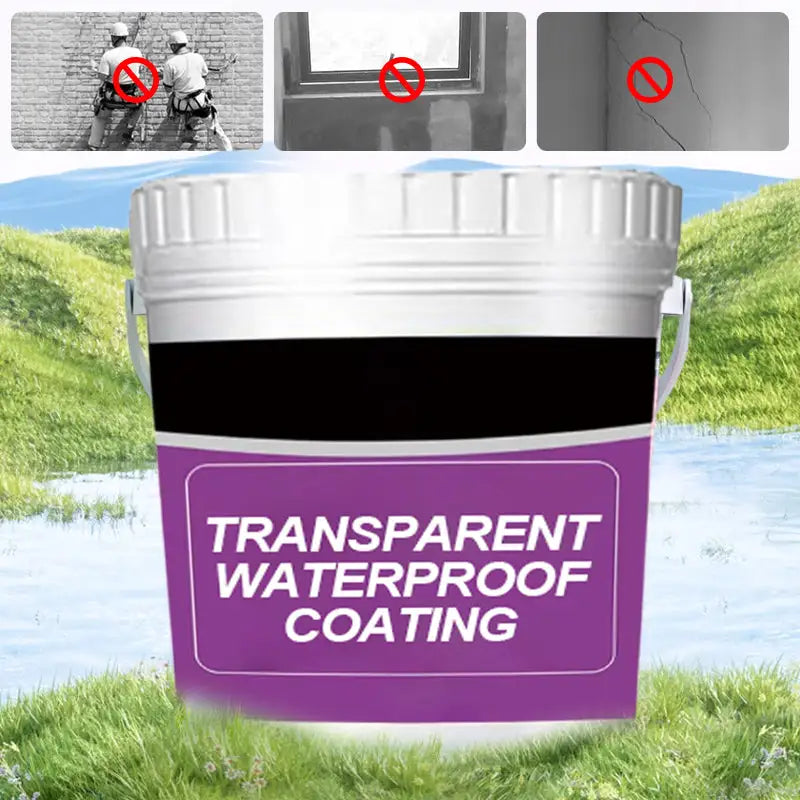 Thermabuild | 300g Transparent Waterproof Adhesive Exterior Walls Leak Proof Coating Bathroom Floor Crack Sealing Mold Proof