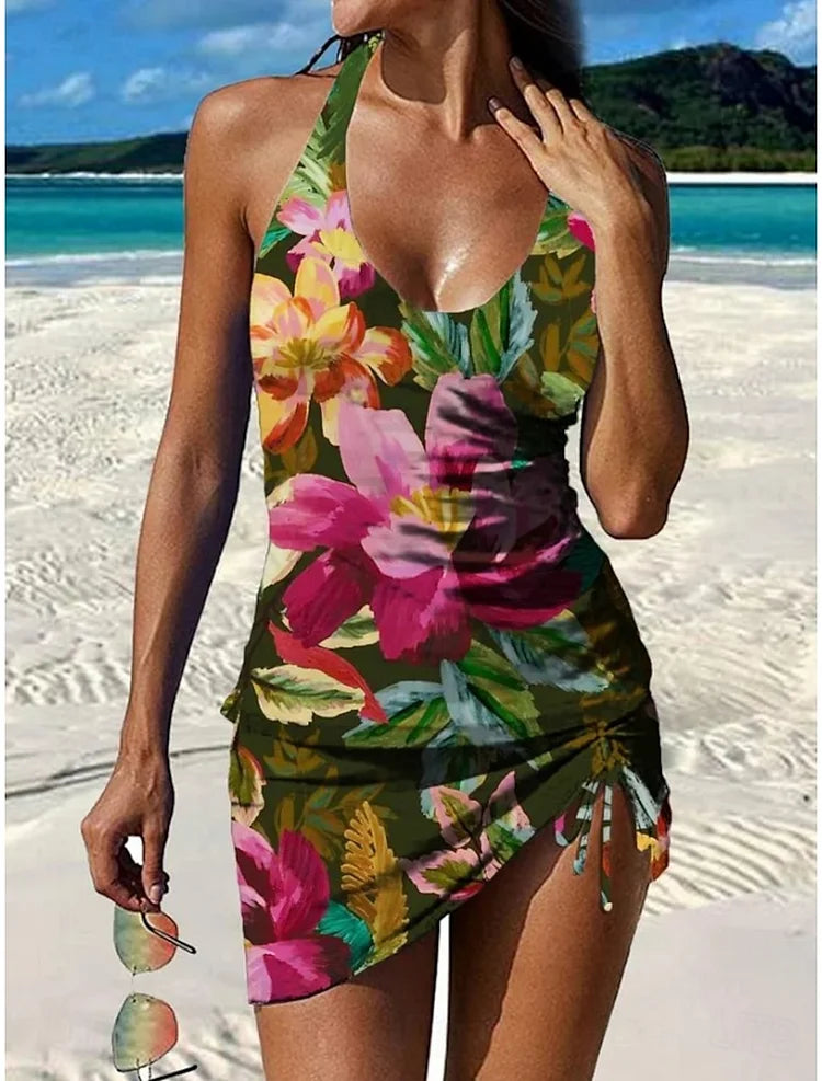 Thermabuild | Floral Tankini with Shorts