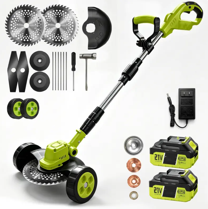 Thermabuild | 21V 3-in-1 Cordless Grass Trimmer with 2 Batteries