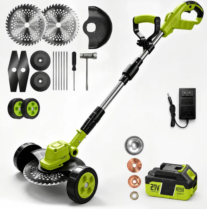 Thermabuild | 21V 3-in-1 Cordless Grass Trimmer with 2 Batteries