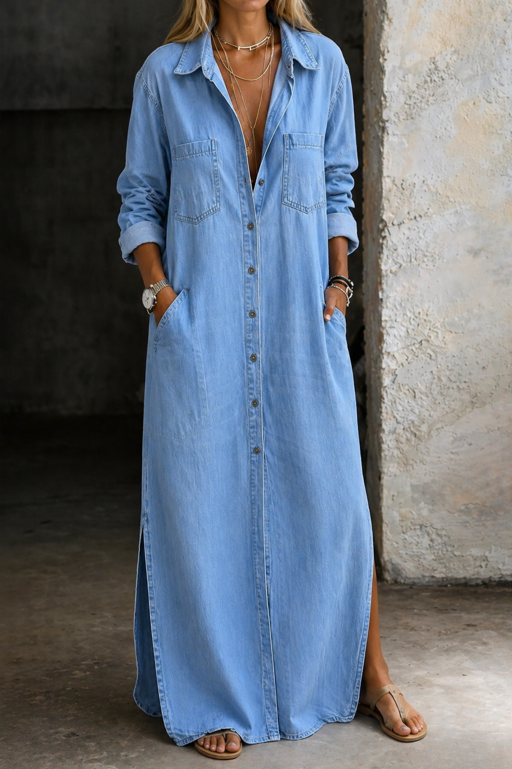 Thermabuild | Button-Down Dress