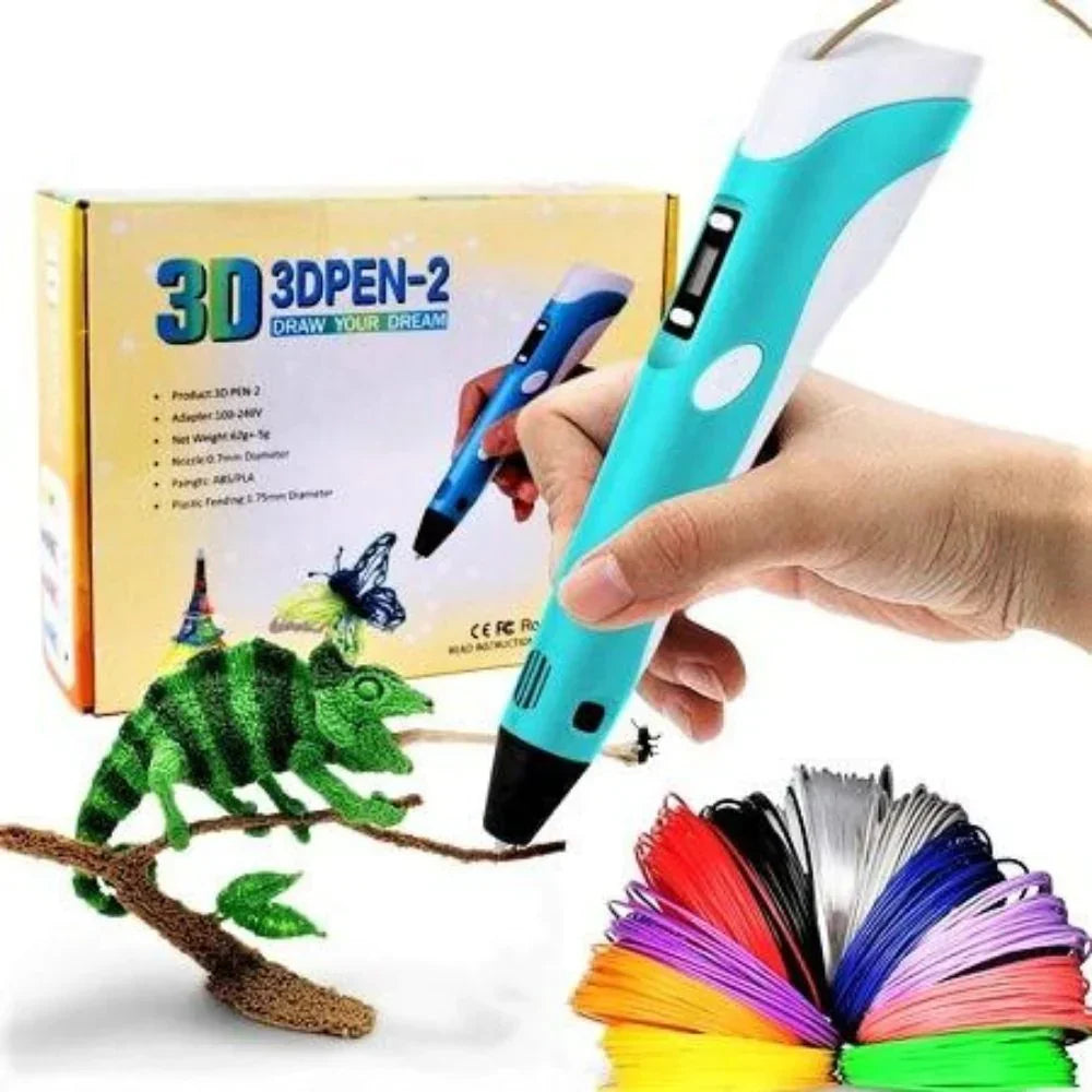 Thermabuild | 3D Printing Pen for Kids with PLA Filament Starter Kit