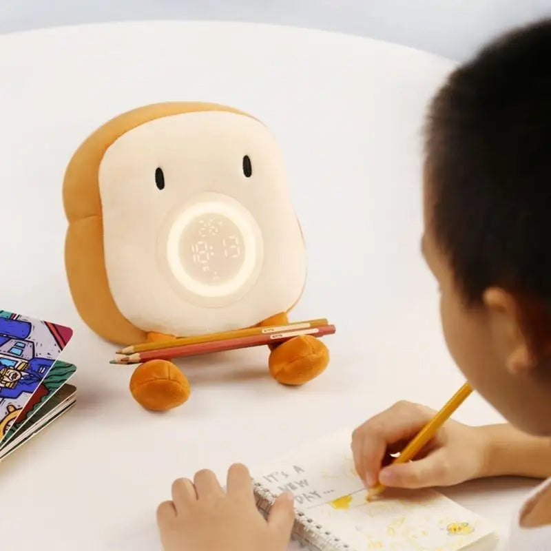 Thermabuild | Alarm Clock Plushie with Night Light