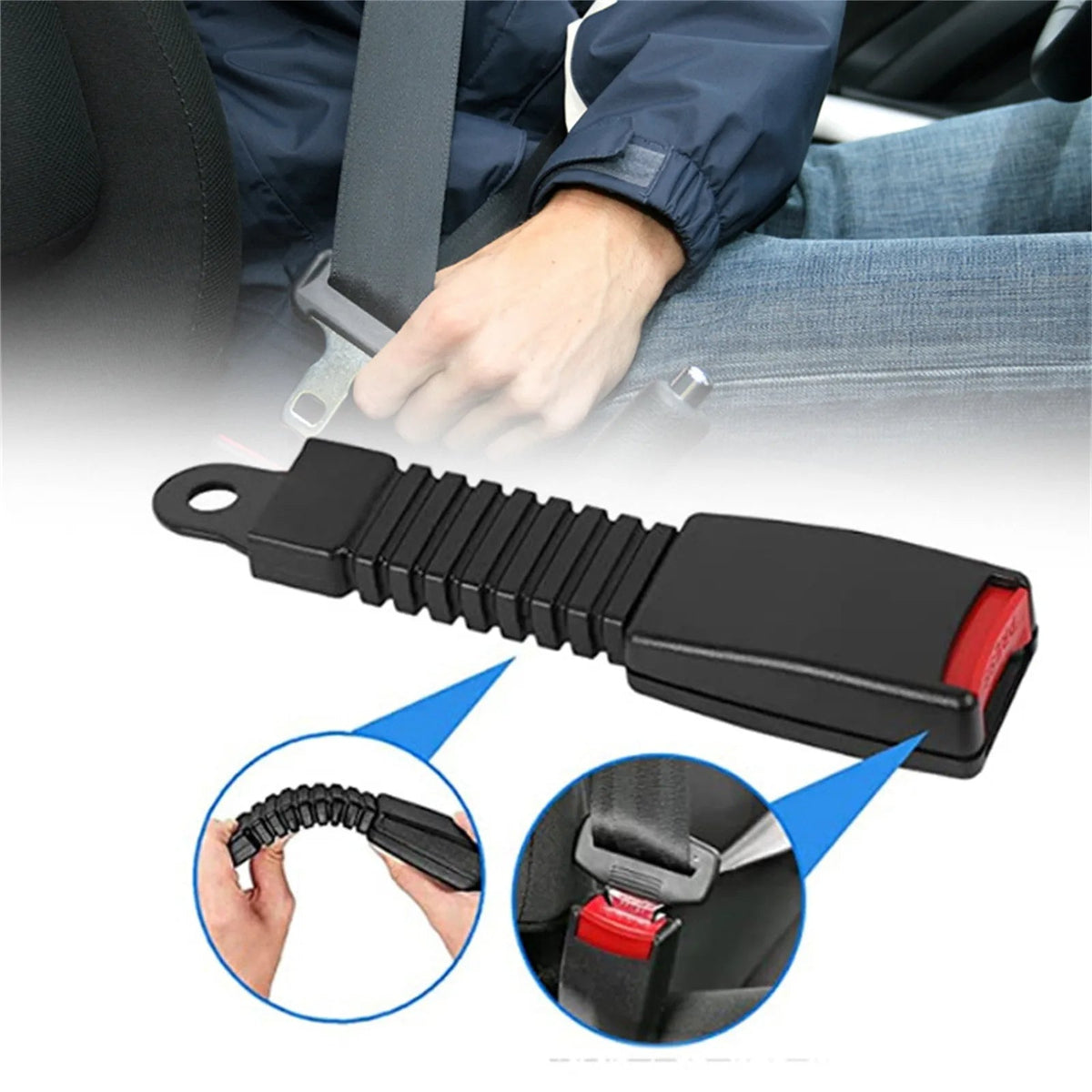 Thermabuild | Adjustable Seat Belt Extender for Car Safety Comfort