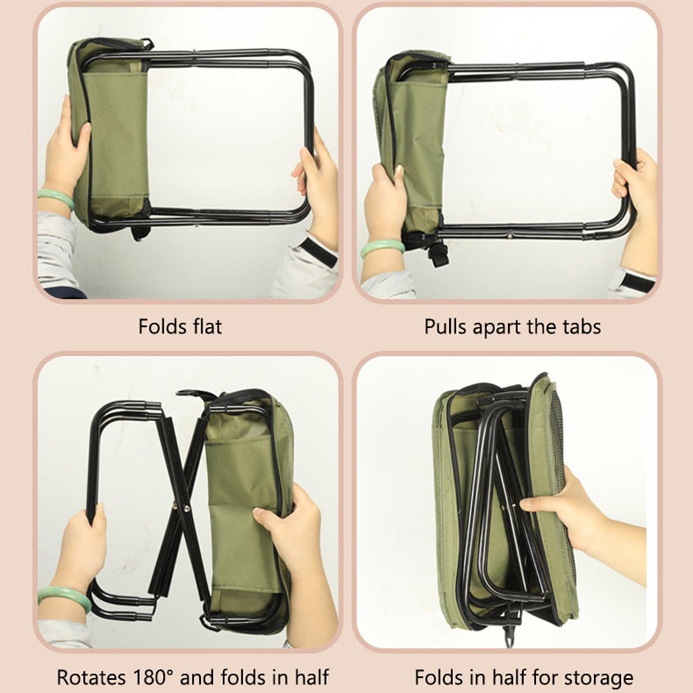 Thermabuild | 2-in-1 Chair Bag – Ultralight Foldable Backpack with Built-In Seat