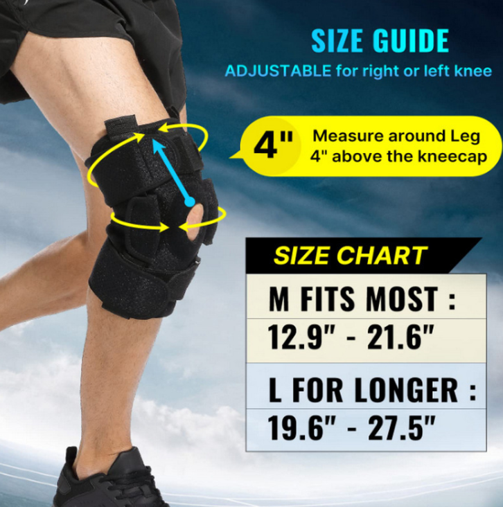 Thermabuild | Adjustable Hinged Knee Brace For Meniscus Tear