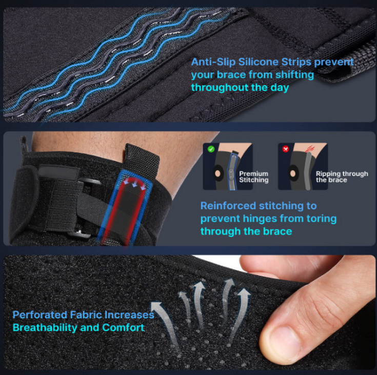 Thermabuild | Adjustable Hinged Knee Brace For Meniscus Tear