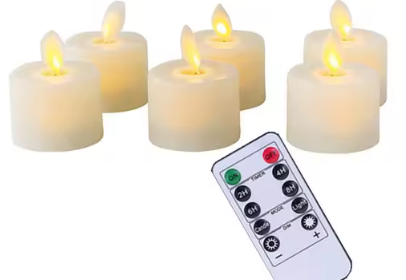 Thermabuild | 6 Pcs Realistic Flameless Candles With Remote