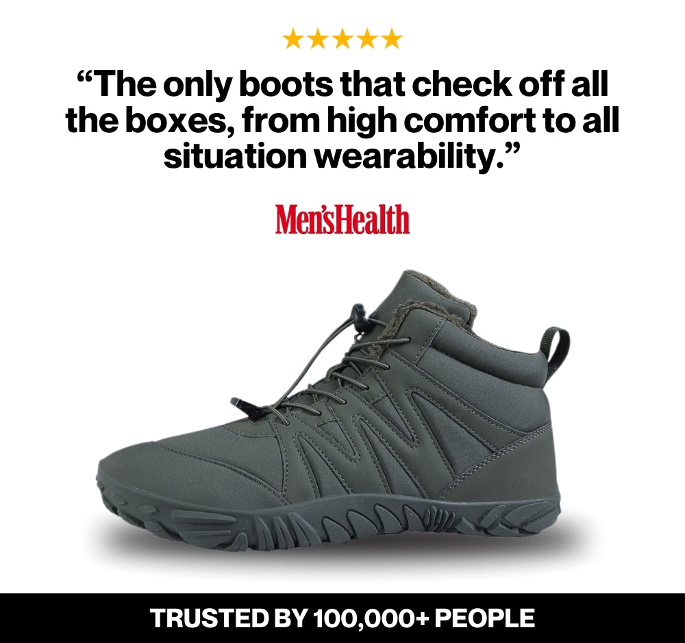 Thermabuild | Thorn Non-Slip Water-Resistant Barefoot Boots – Outdoor Grip