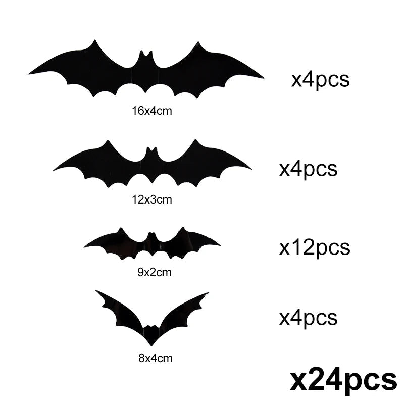 Thermabuild | 3D PVC Halloween Bats Wall Stickers