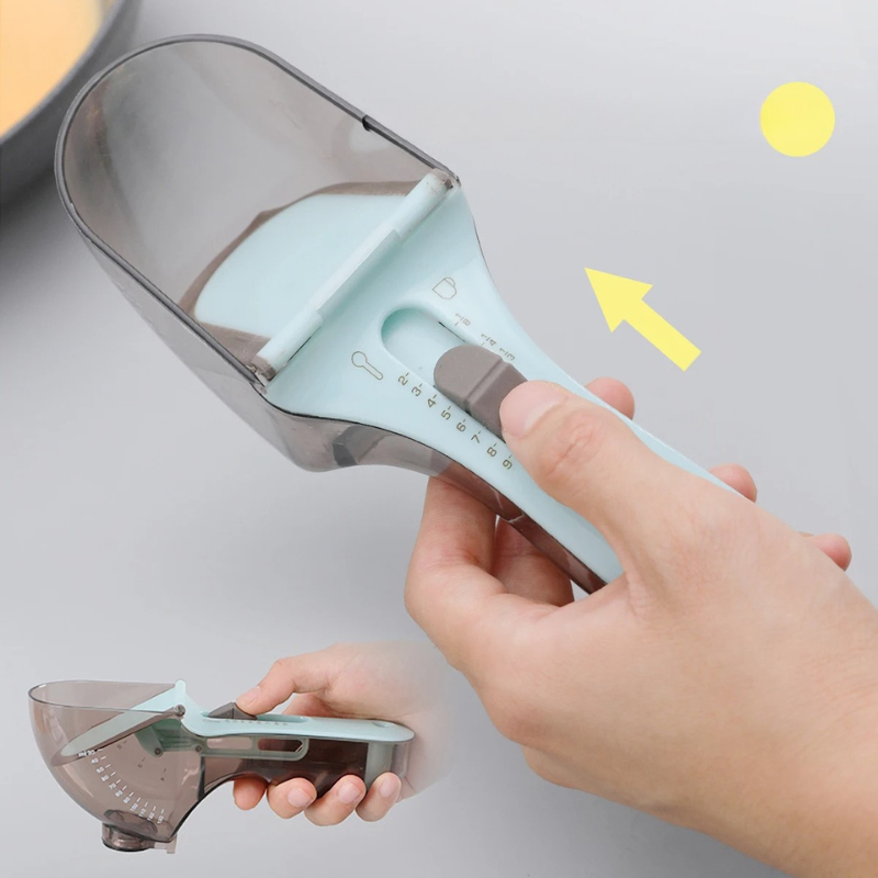 Thermabuild | 2Pcs Adjustable Measuring Cup And Measuring Spoon