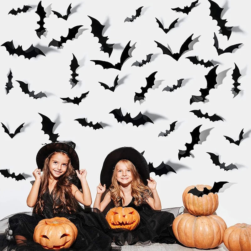 Thermabuild | 3D PVC Halloween Bats Wall Stickers