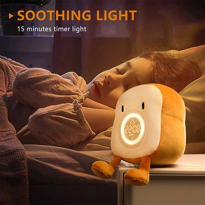 Thermabuild | Alarm Clock Plushie with Night Light
