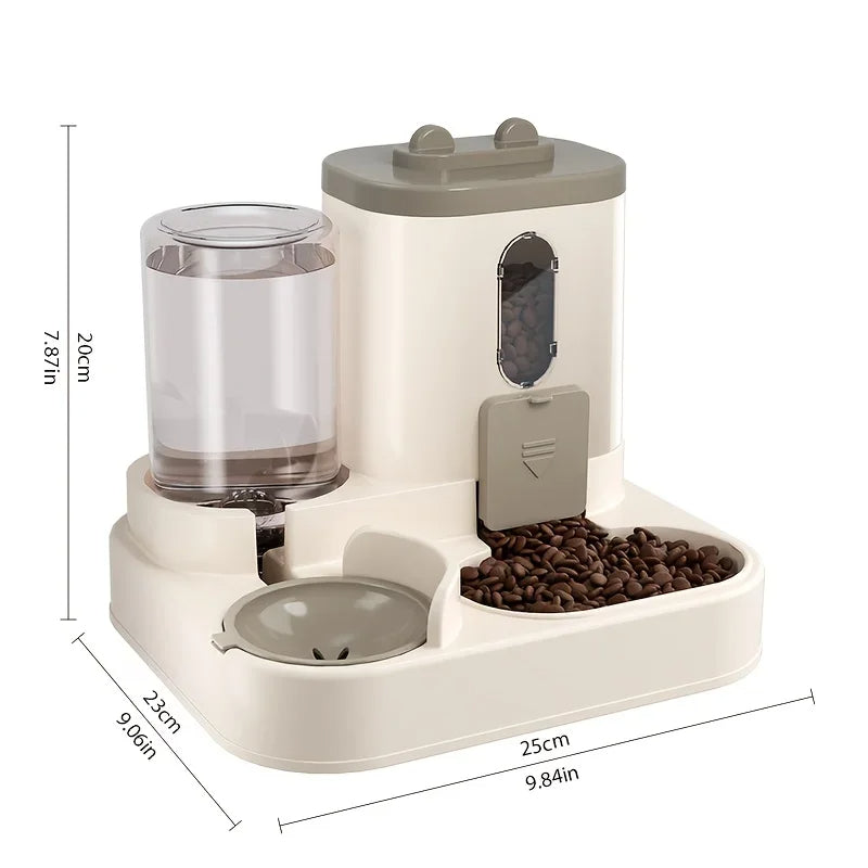 Thermabuild | 2 in 1 Dog and Cat Feeder with Water Dispenser