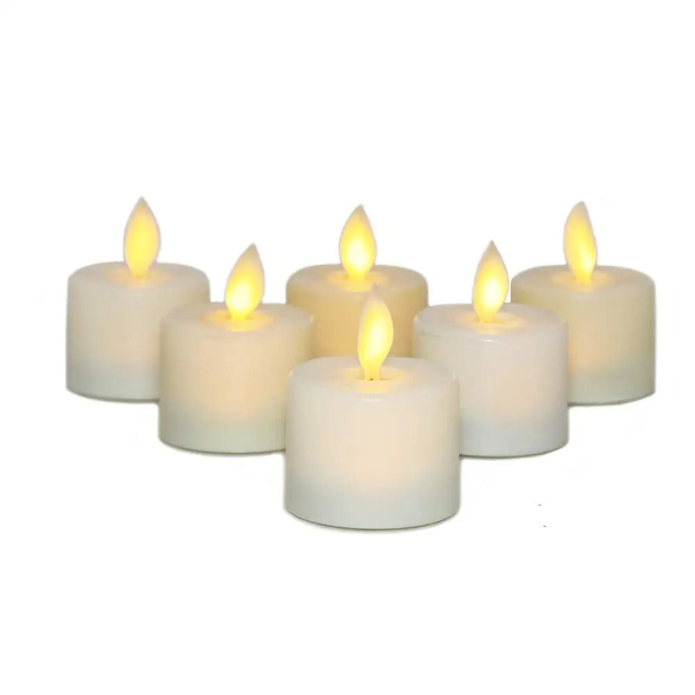Thermabuild | 6 Pcs Realistic Flameless Candles With Remote