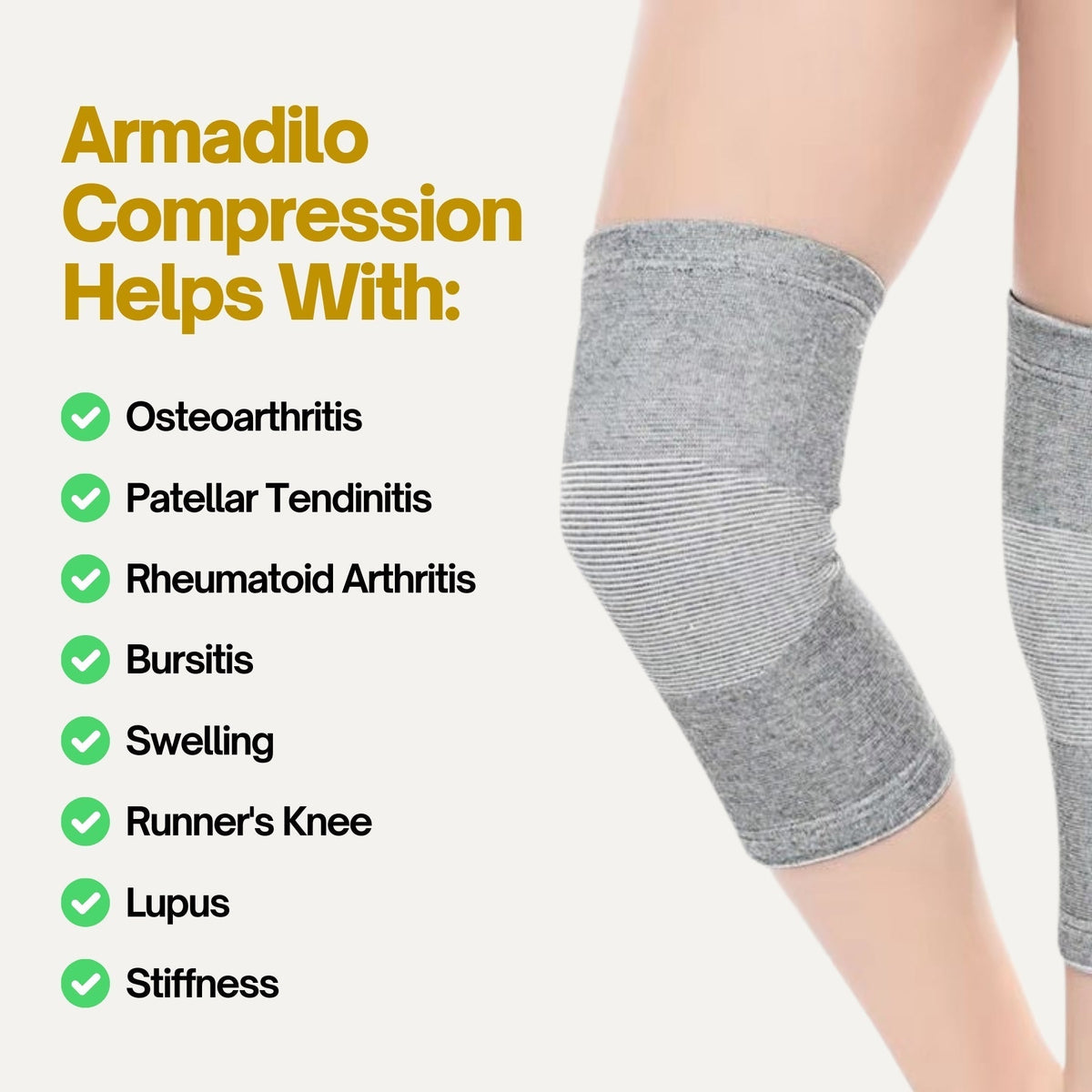 Thermabuild | Bamboo Knee Sleeve – Breathable Support (Single)