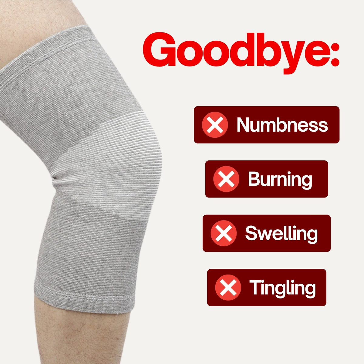 Thermabuild | Bamboo Knee Sleeve – Breathable Support (Single)
