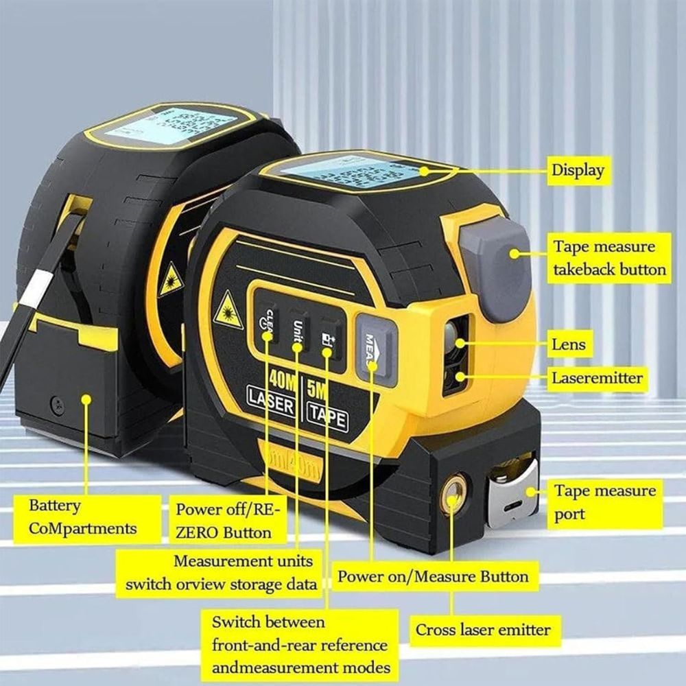 Thermabuild | 3 In 1 Infrared Laser Tape