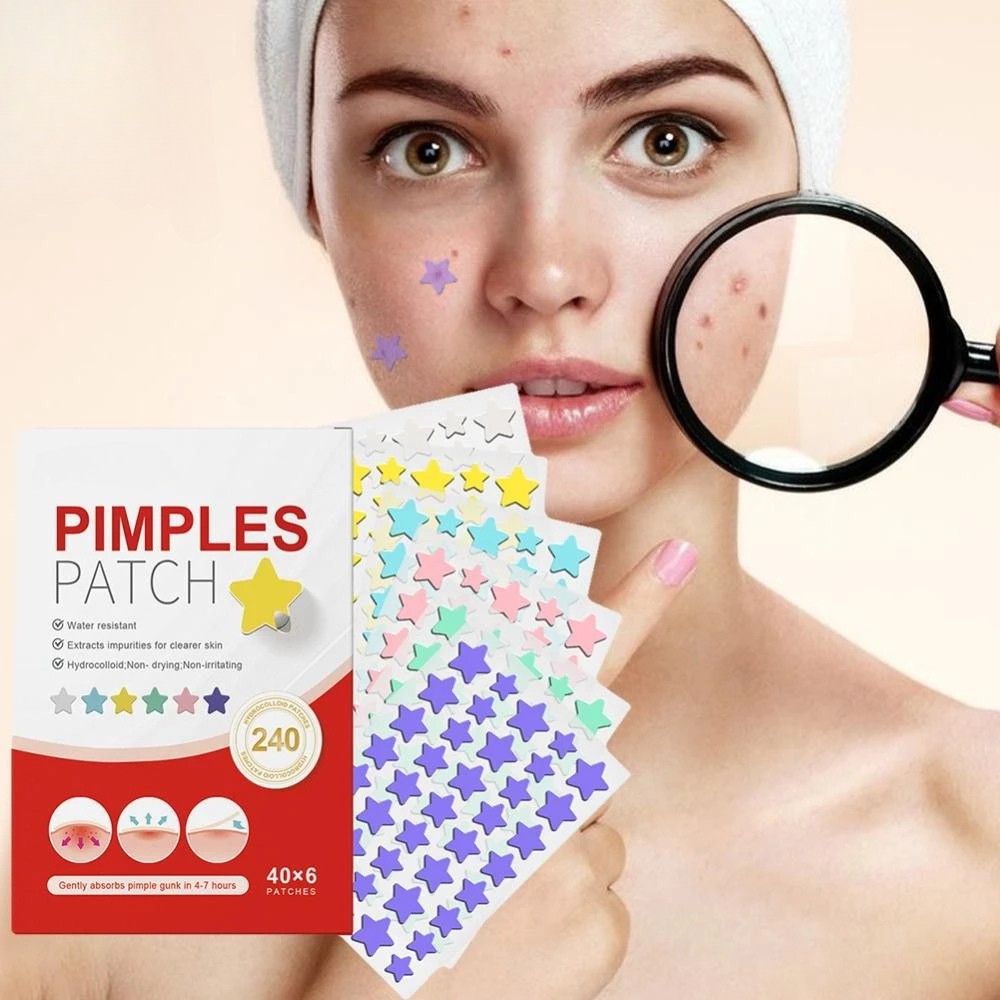 Thermabuild | 240 Pcs Cute Colorful Pimple Patches