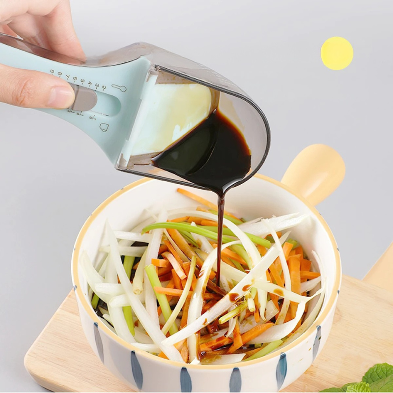 Thermabuild | 2Pcs Adjustable Measuring Cup And Measuring Spoon