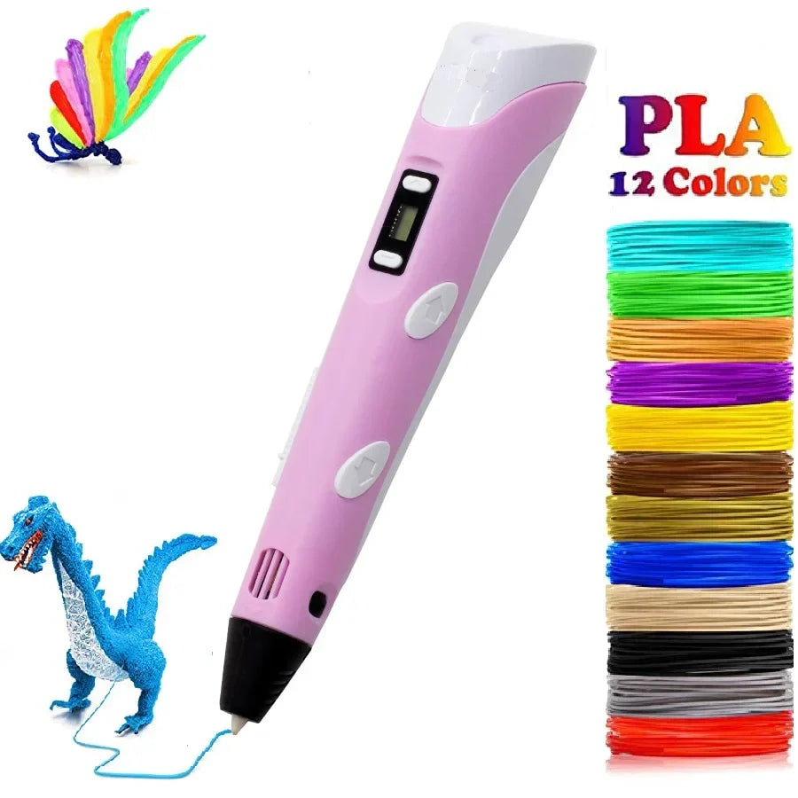 Thermabuild | 3D Printing Pen for Kids with PLA Filament Starter Kit