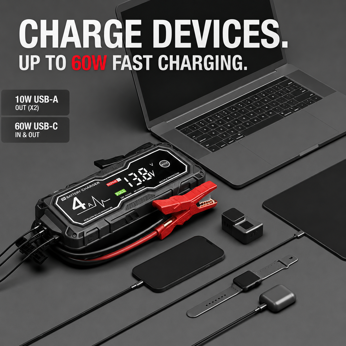 Thermabuild | Portable Car Jump Starter for Petrol & Diesel