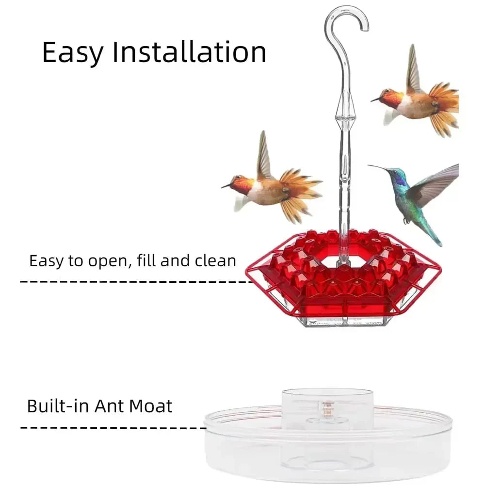 Thermabuild | Ant Proof Hummingbird Feeder Outdoor Hanging Perch