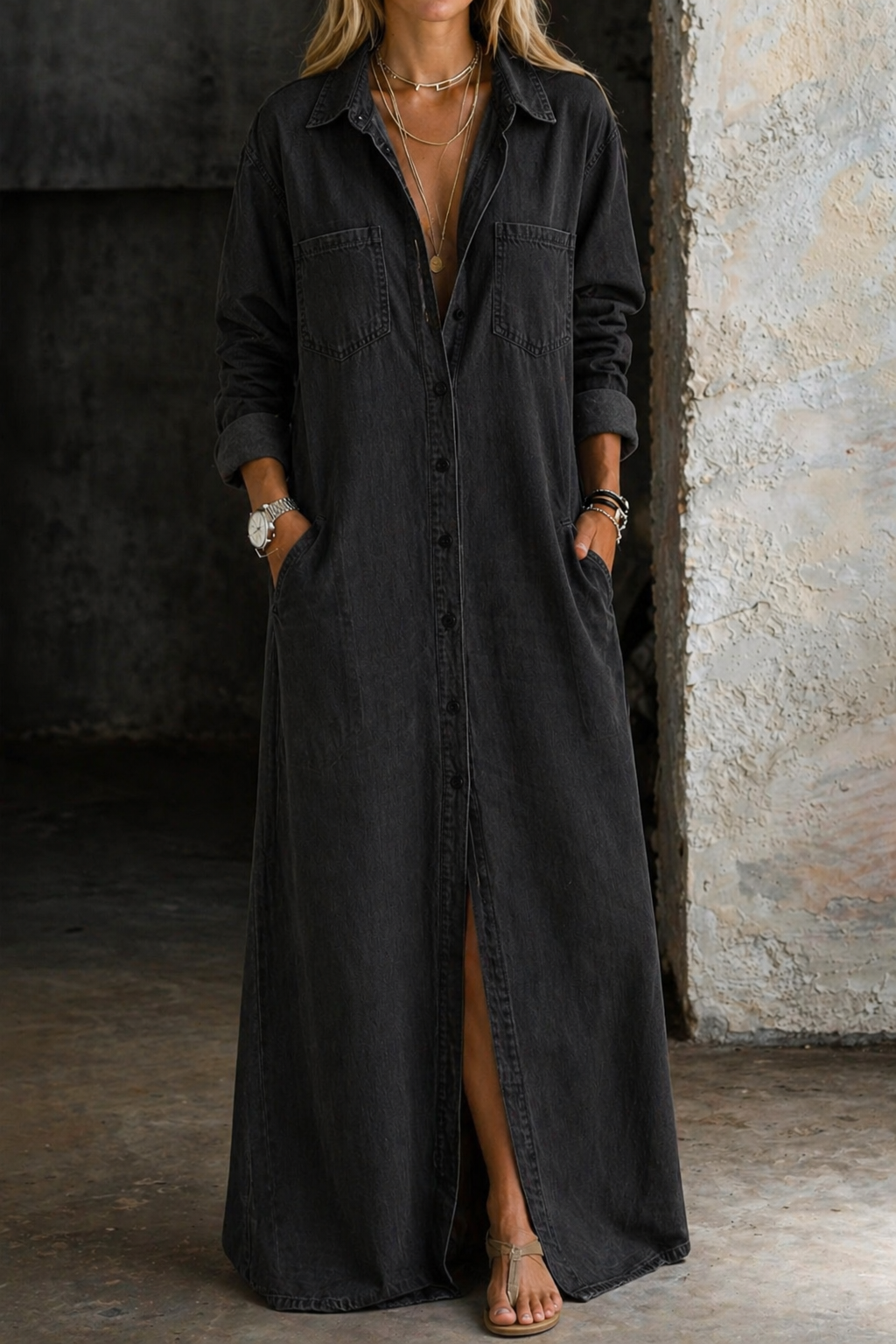 Thermabuild | Button-Down Dress