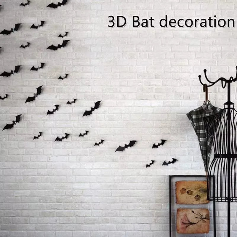 Thermabuild | 3D PVC Halloween Bats Wall Stickers