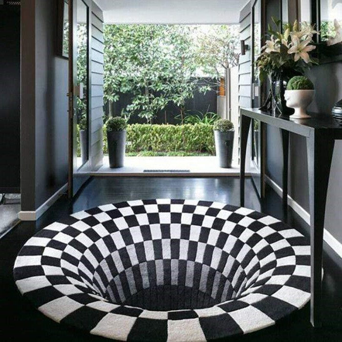 Thermabuild | 3D Vortex Illusion Rug