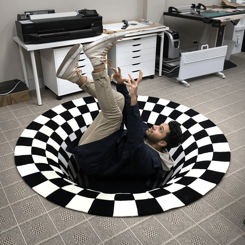 Thermabuild | 3D Vortex Illusion Rug