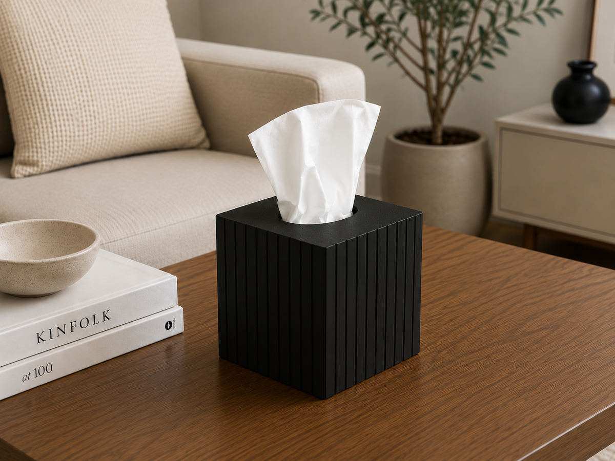 Thermabuild | Fluted Square Tissue Box Cover
